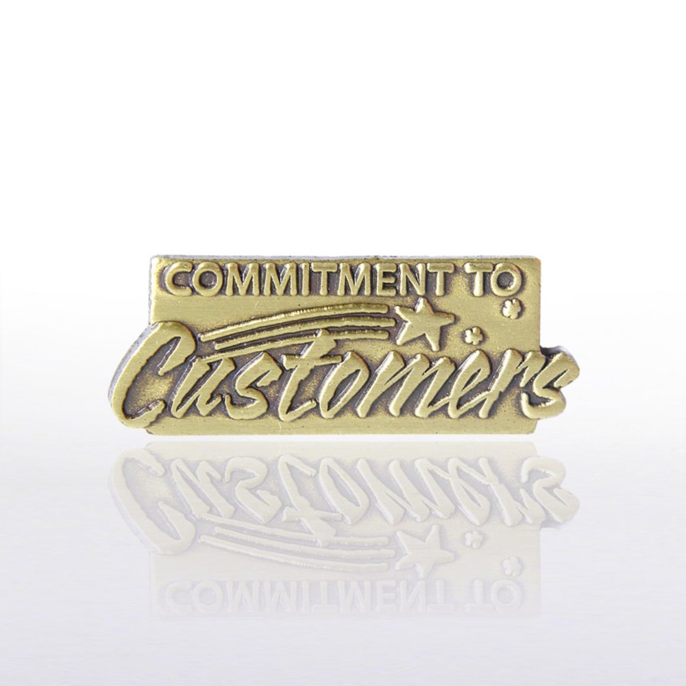 Lapel Pin - Commitment to Customers