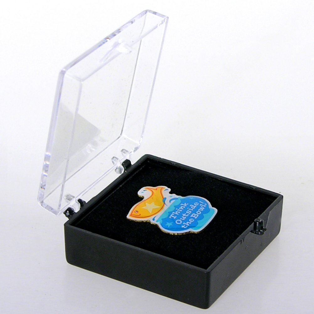 Lapel Pin - Think Outside the Bowl! - Multi-Color BOX