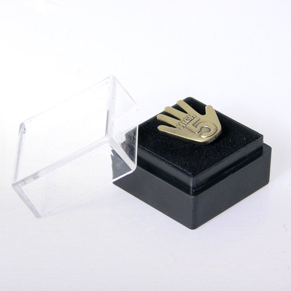 Lapel Pin - High 5 - Gold BOX