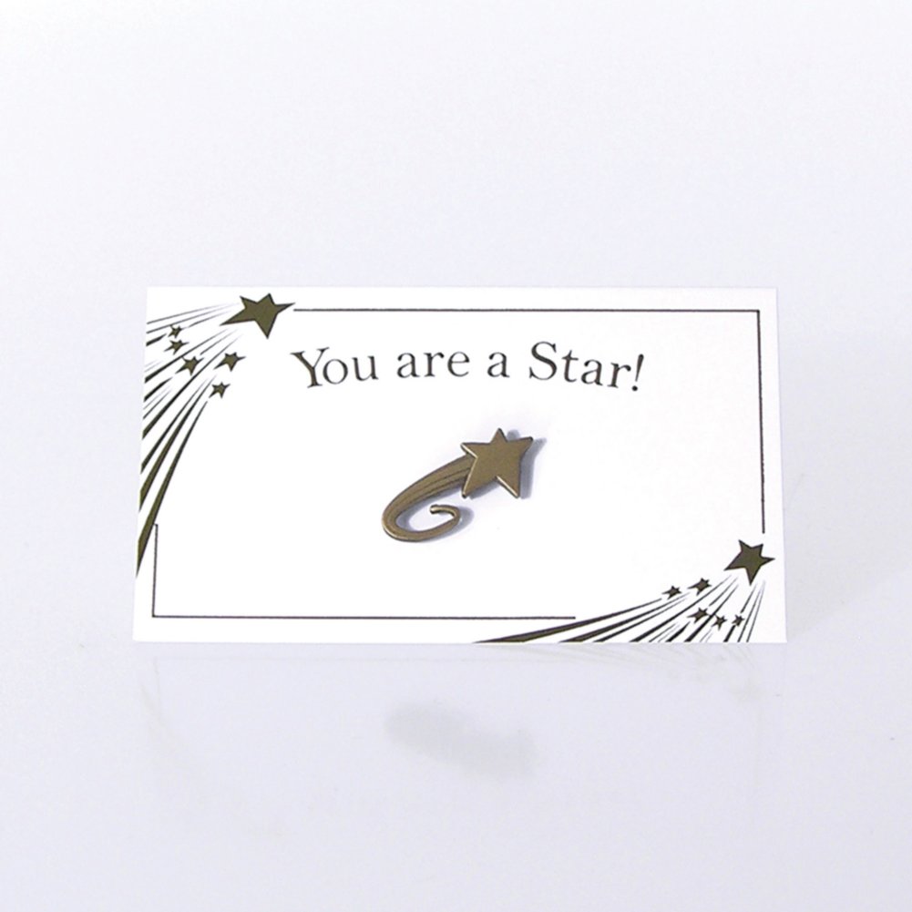 Lapel Pin Presentation Card - You are a Star