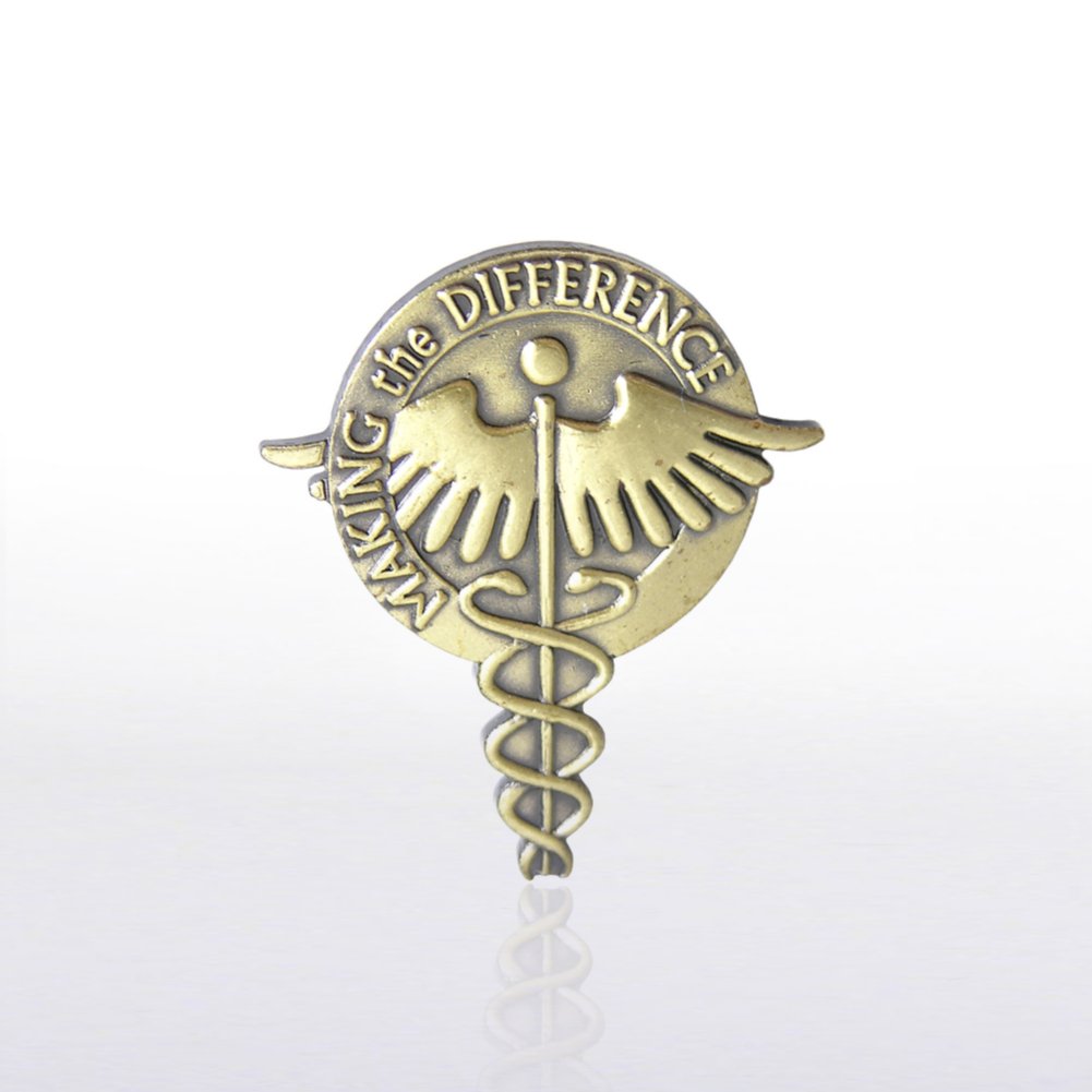 Lapel Pin - Making the Difference - Caduceus