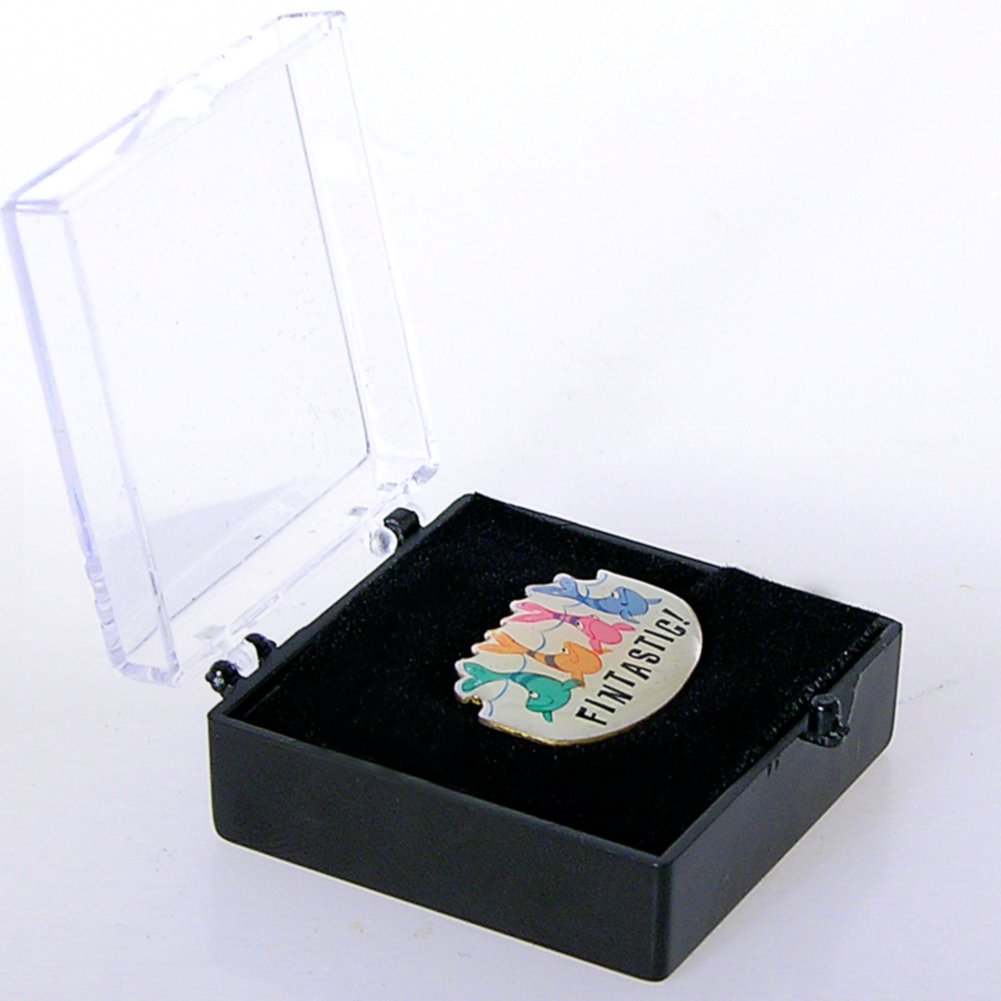Lapel Pin - Fintastic Fish - Multi Color BOX