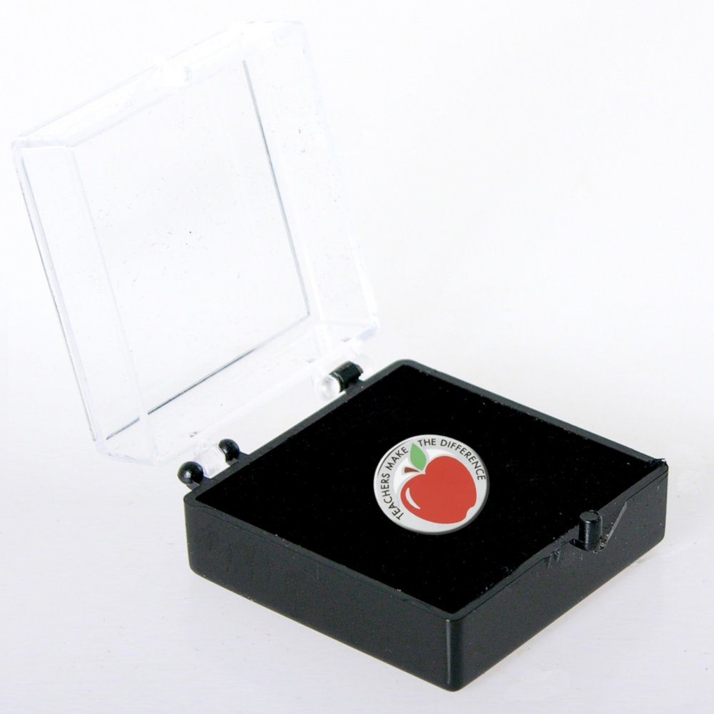 Lapel Pin - Apple - Teachers Make the Difference BOX