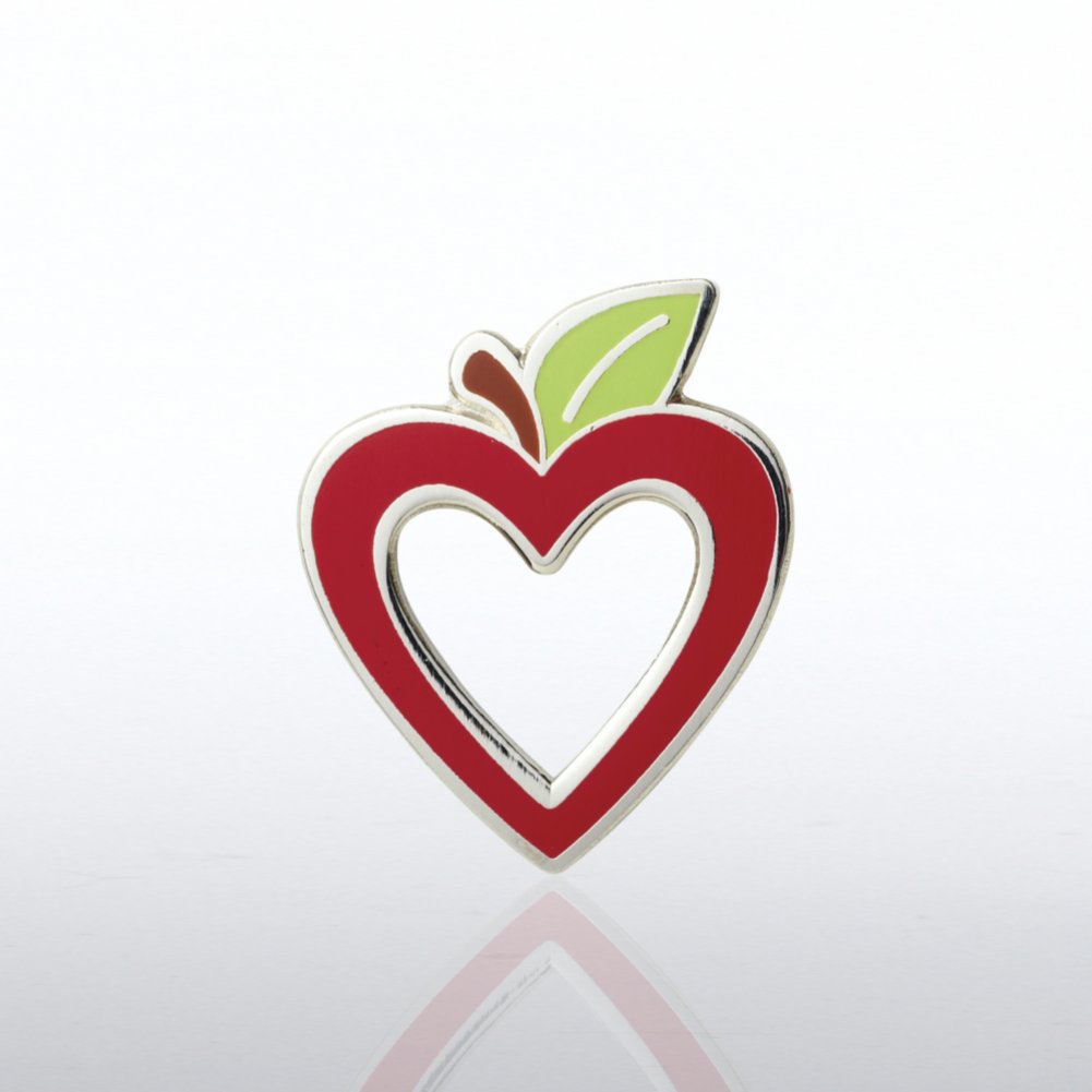Lapel Pin - Apple Heart