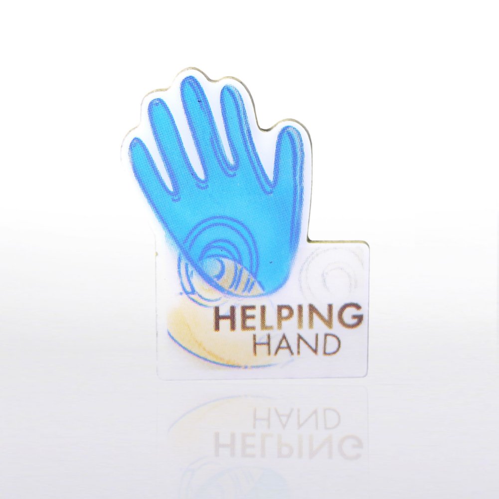 Lapel Pin - Helping Hand - Multi Color