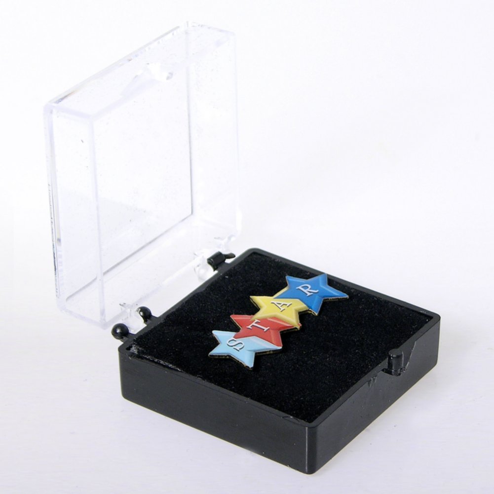 Lapel Pin - 4-STAR - Multi Color BOX