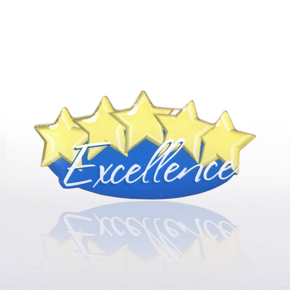 Lapel Pin - Five-Star Excellence - Multi Color