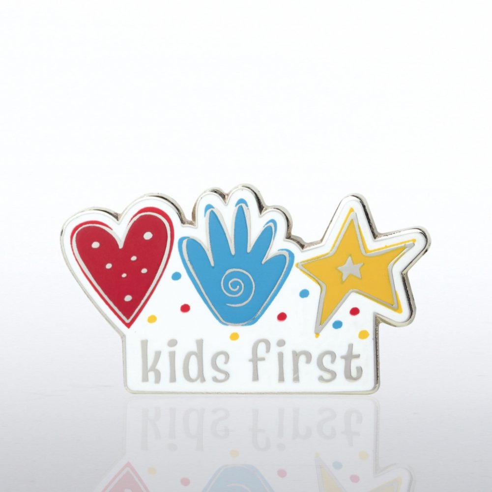 Lapel Pin - Kids First Hands