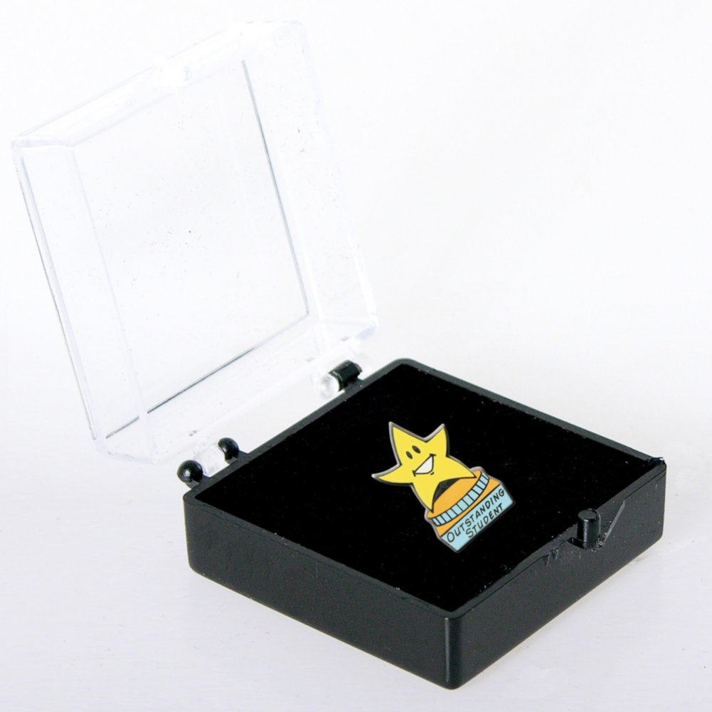 Lapel Pin - Outstanding Student - Star on Pedestal BOX