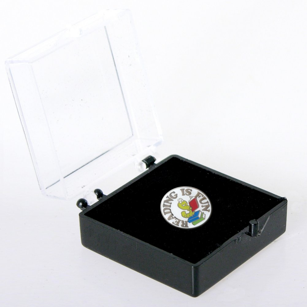 Lapel Pin - Reading is Fun BOX