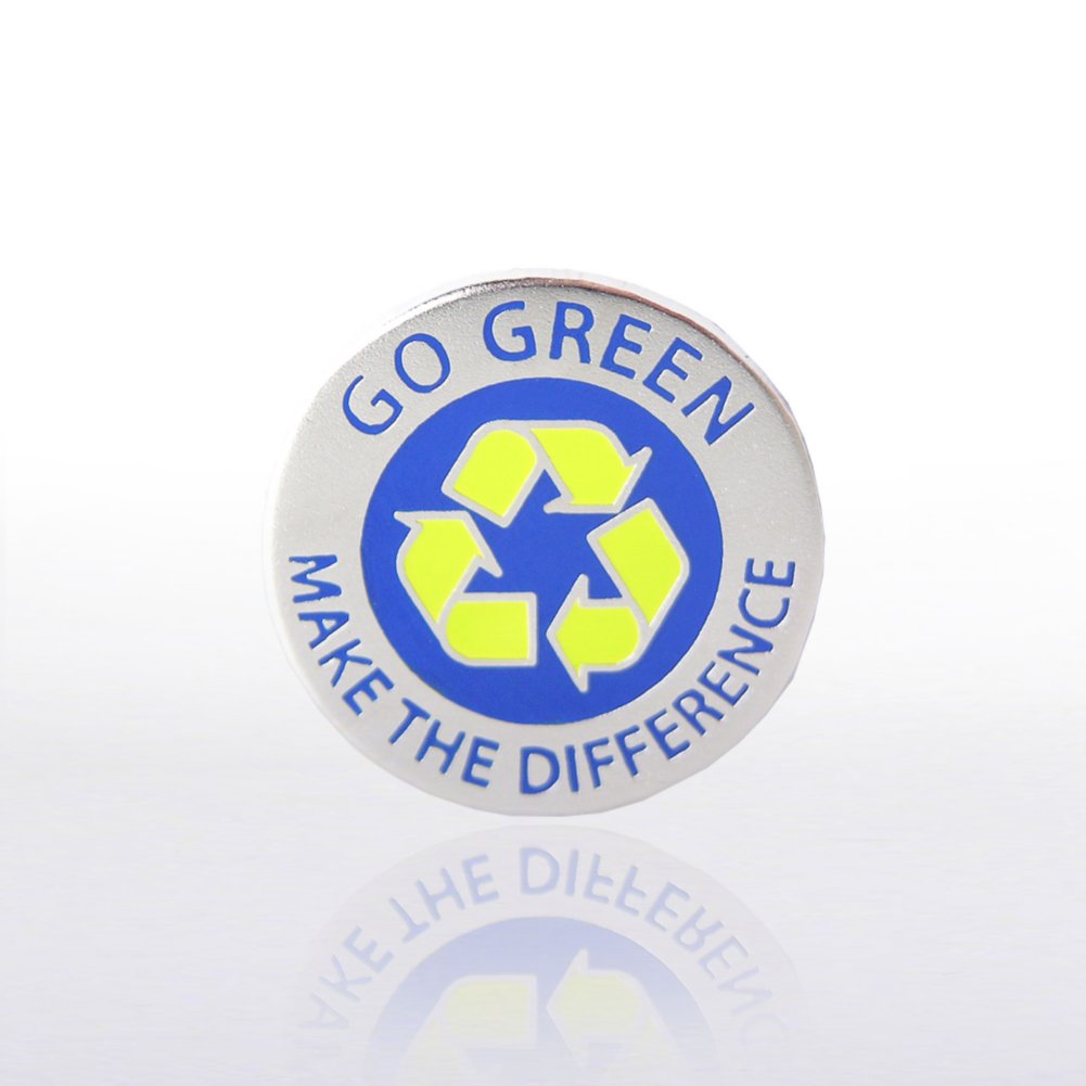 Lapel Pin - Making the Difference, Go Green