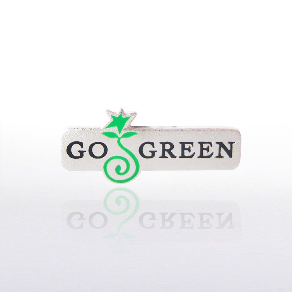 Lapel Pin - Go Green