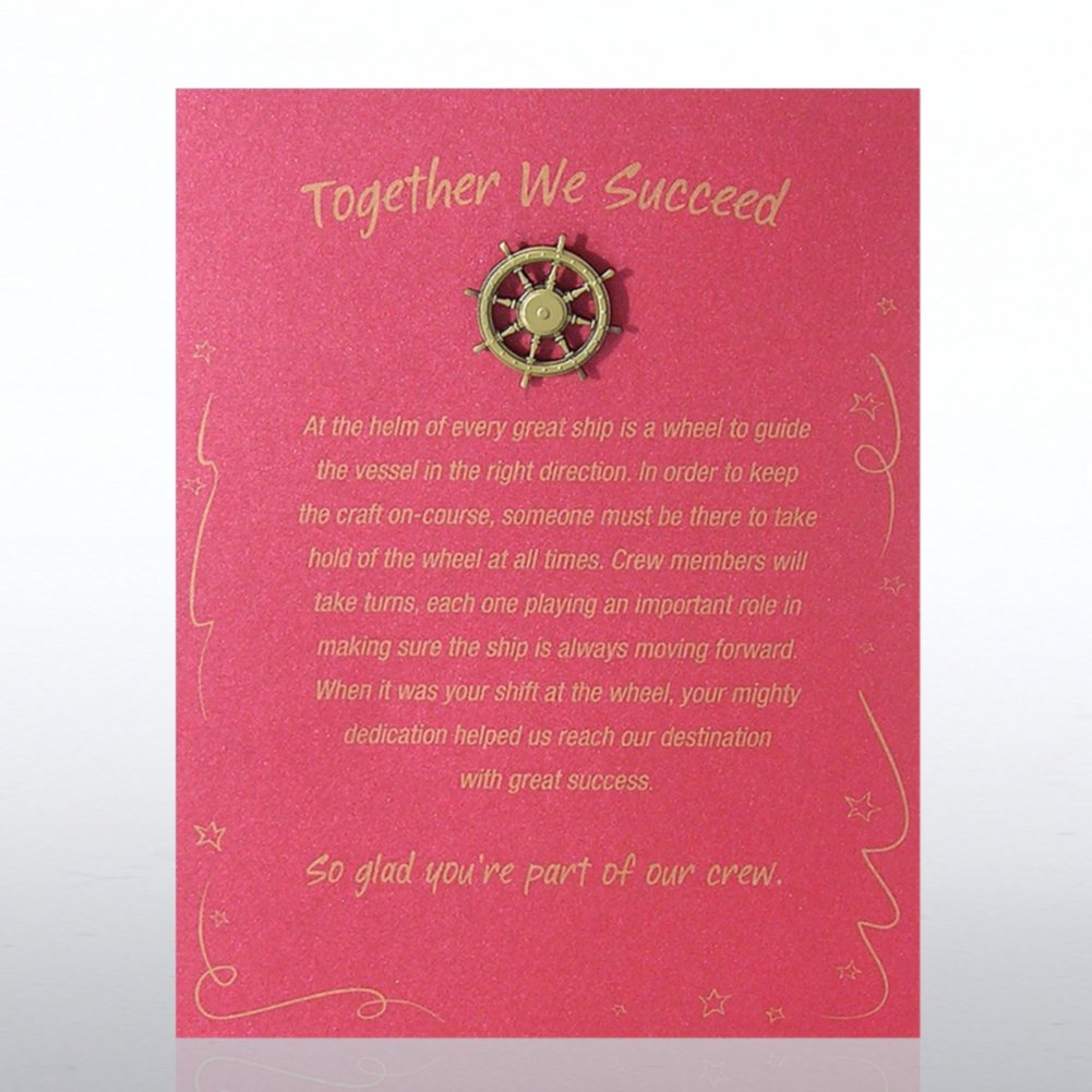 Character Pin - Ship's Wheel: Together We Succeed