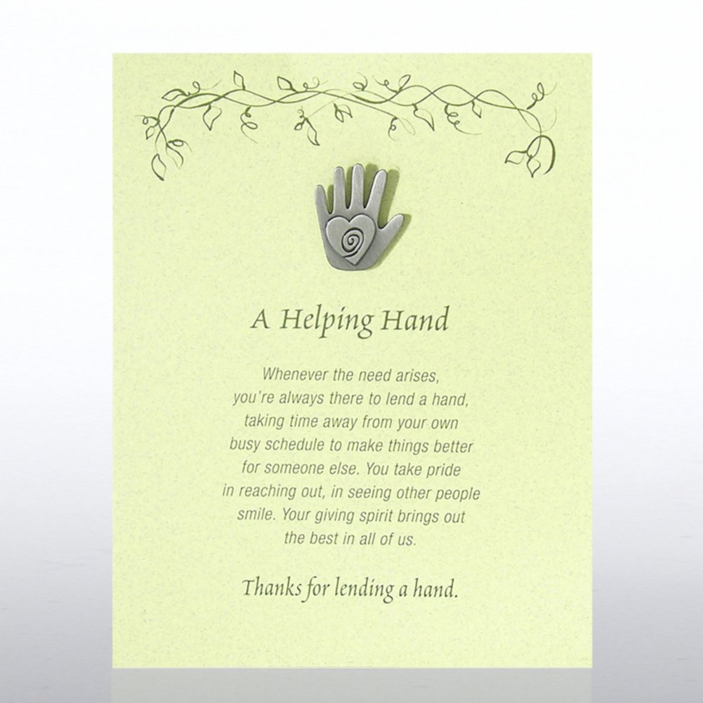 Character Pin - Hand: A Helping Hand - Green Card