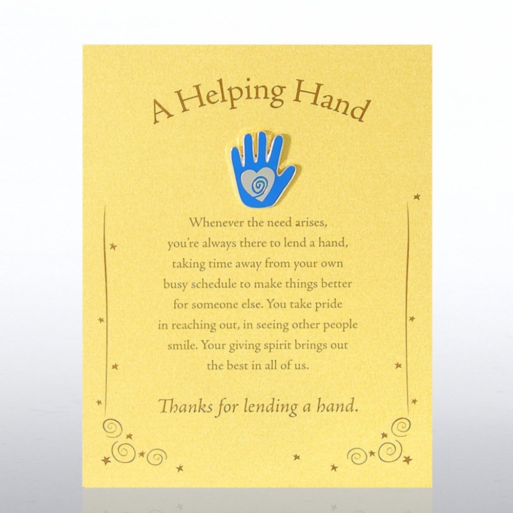 Character Pin - Hand: A Helping Hand - Gold Card