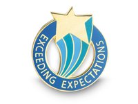 Lapel Pin - Exceeding Expectations
