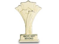Lapel Pin - Above & Beyond Trophy Stars