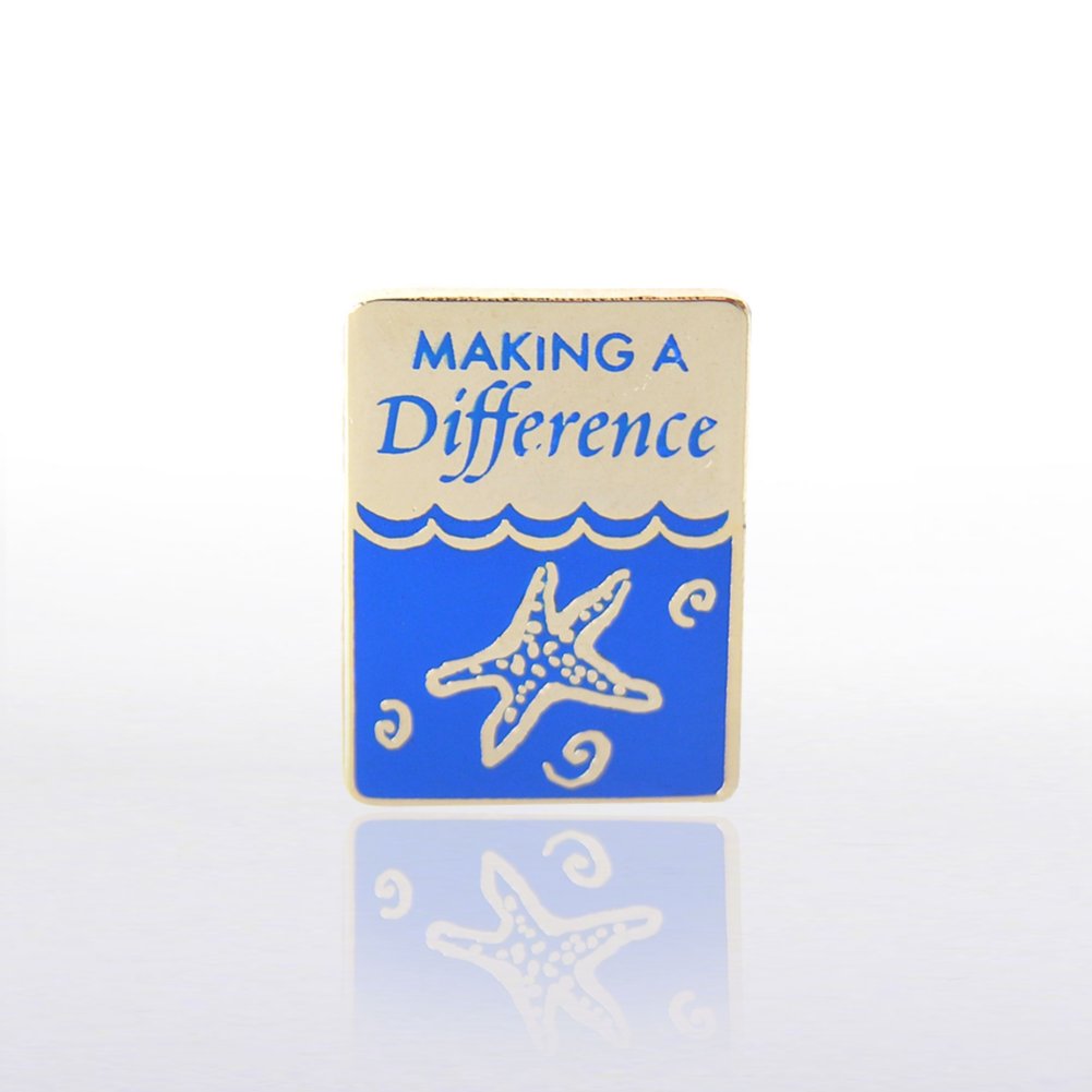 Lapel Pin - Water Starfish: Making a Difference