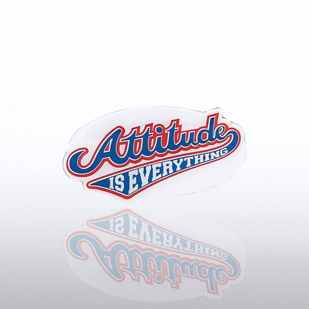 Lapel Pin - Attitude is Everything - Pennant