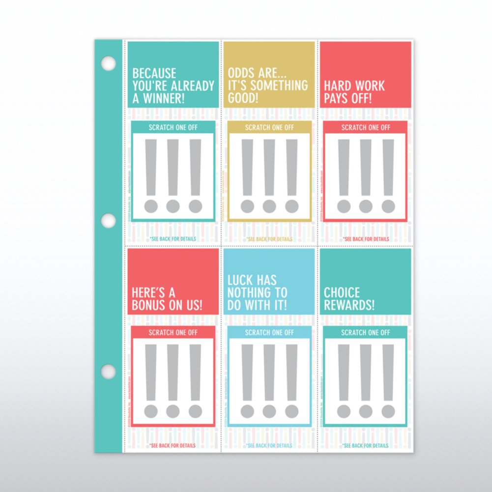 Recognition Binder System - Refill Pack CARD5