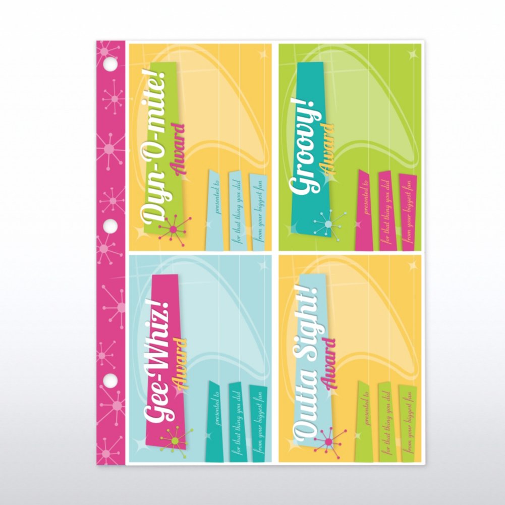 Recognition Binder System - Retro - Refill CARD3