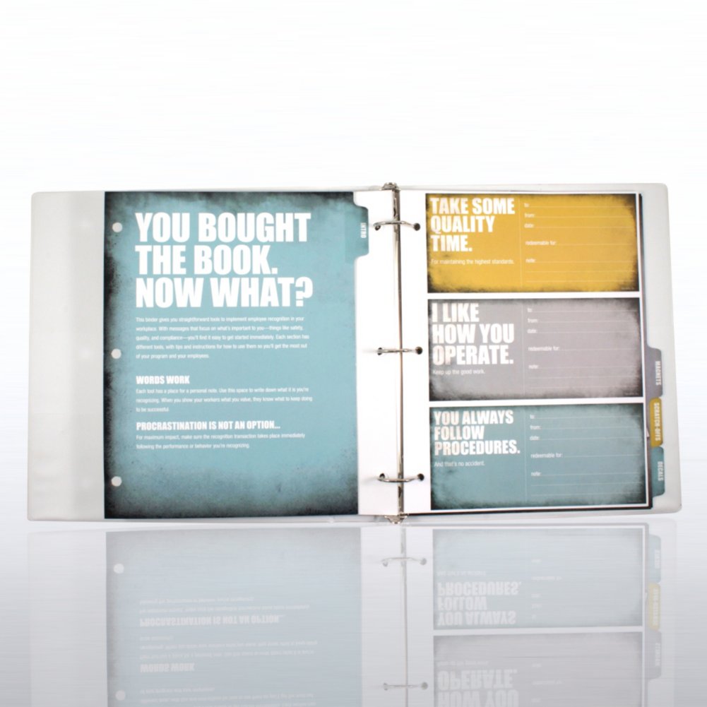 Recognition Binder System - Manufacturing OPEN