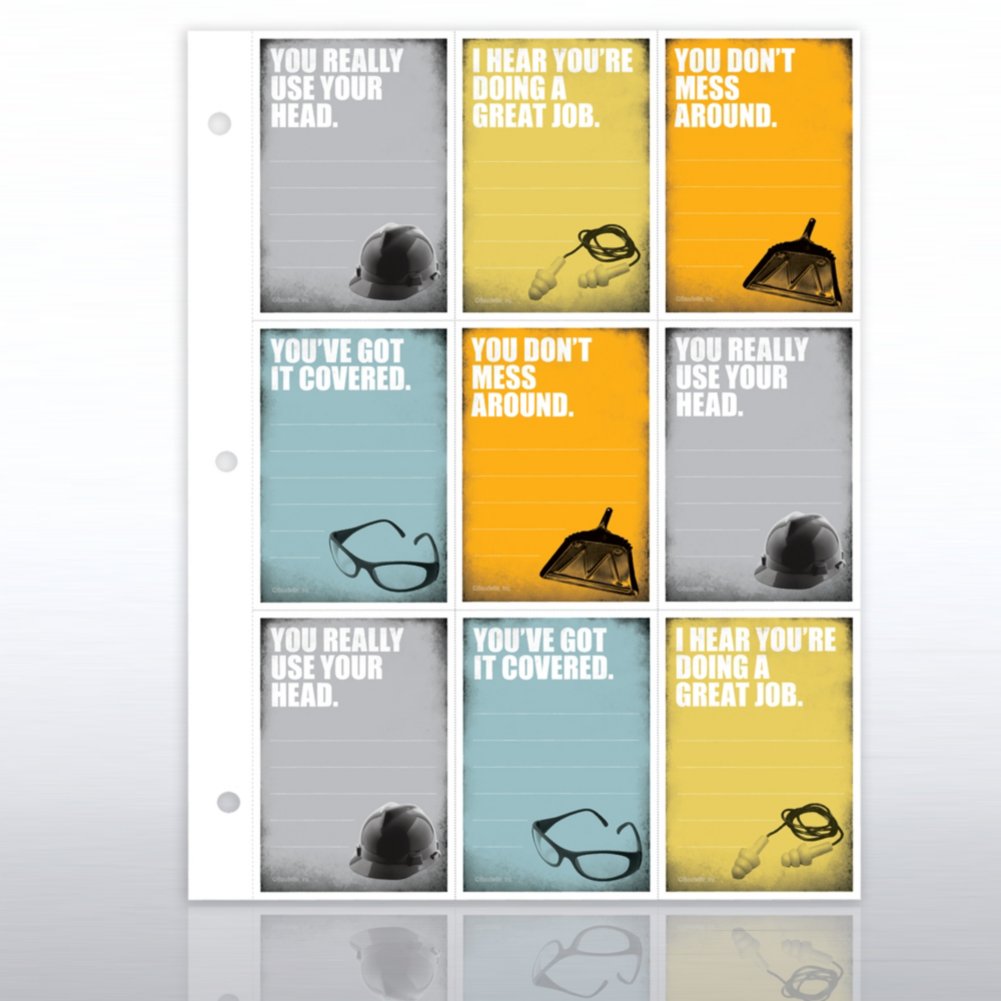 Recognition Binder System - Refill Pack - Mfg CARD2