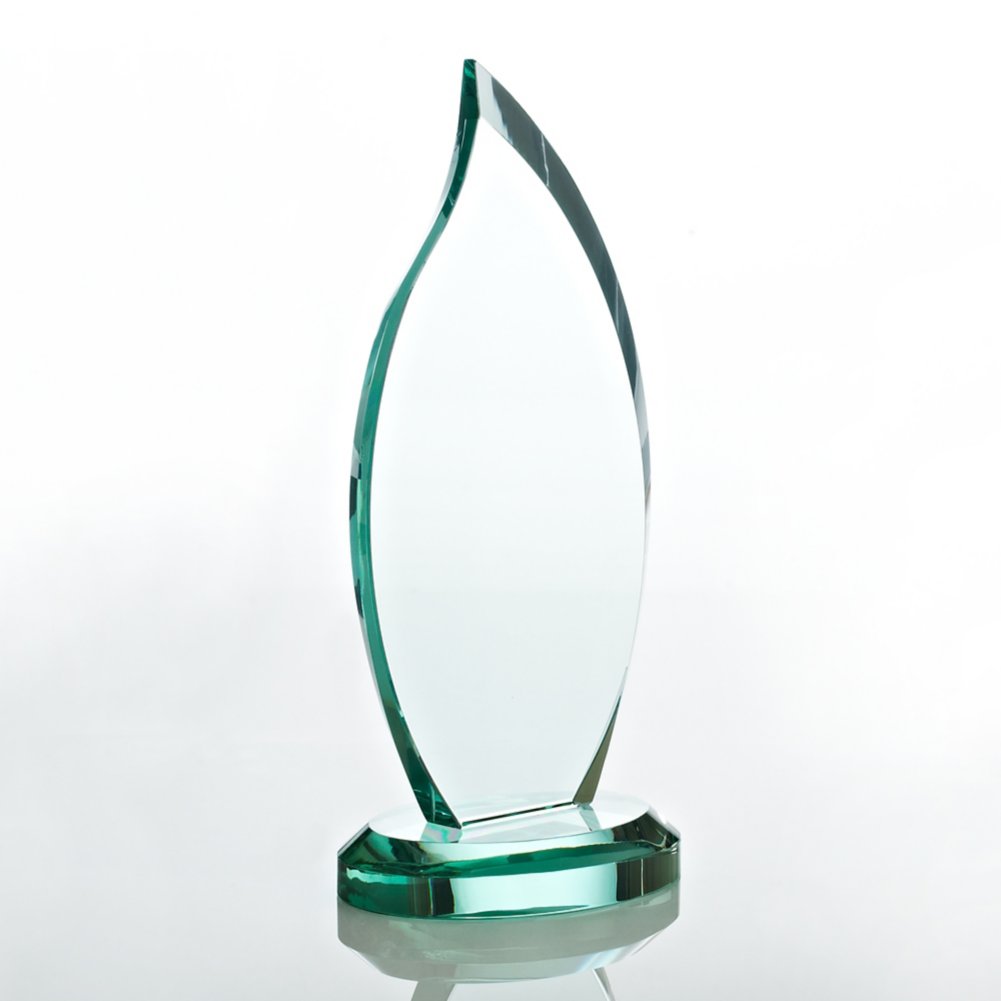 Premium Jade Trophy - Flame SIDE