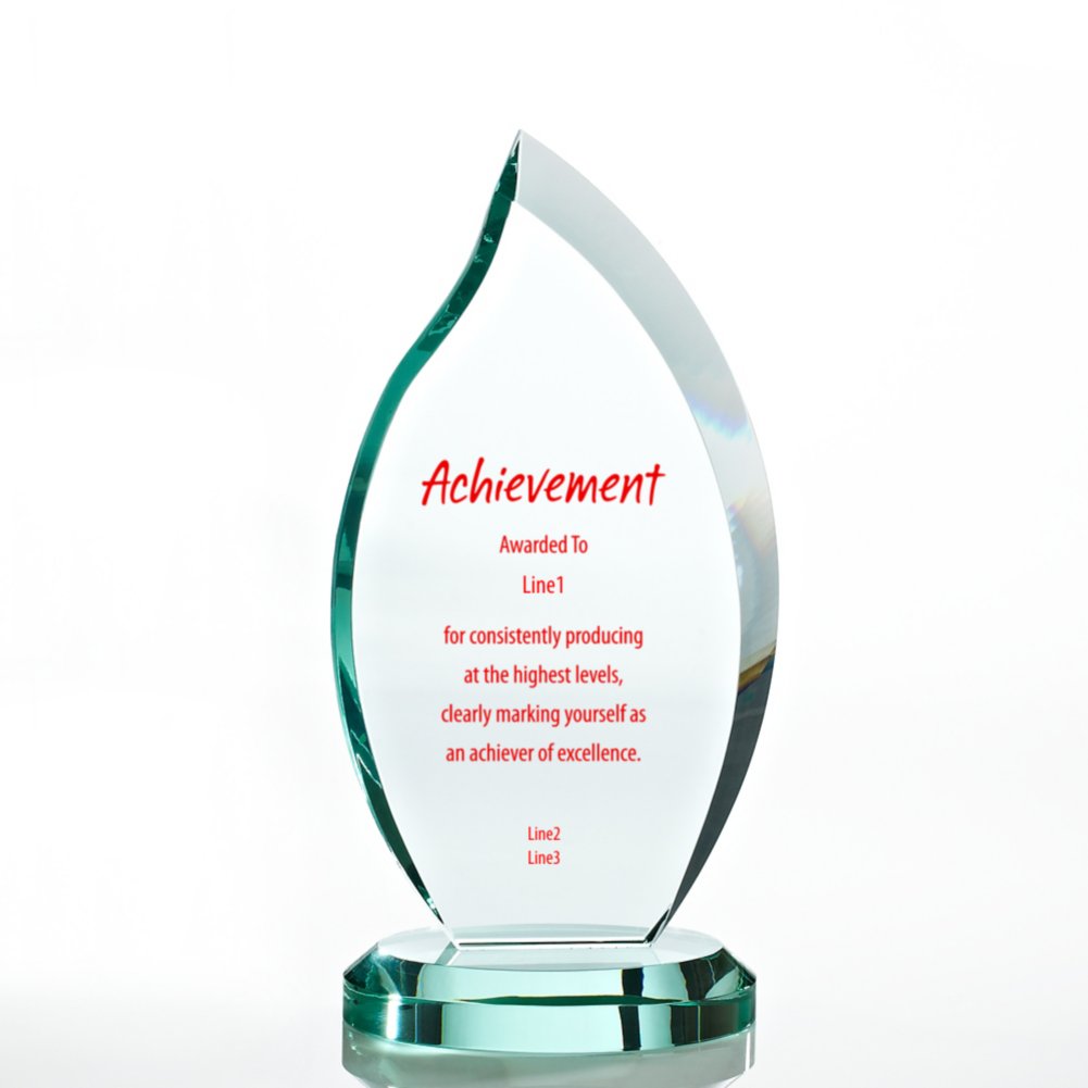 Premium Jade Trophy - Flame