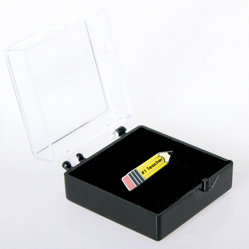 Lapel Pin - #1 Teacher BOX