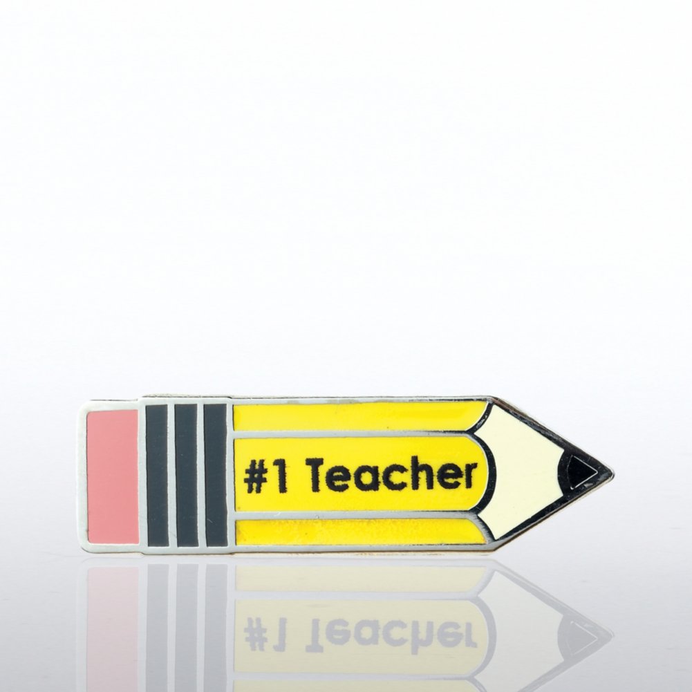 Lapel Pin - #1 Teacher