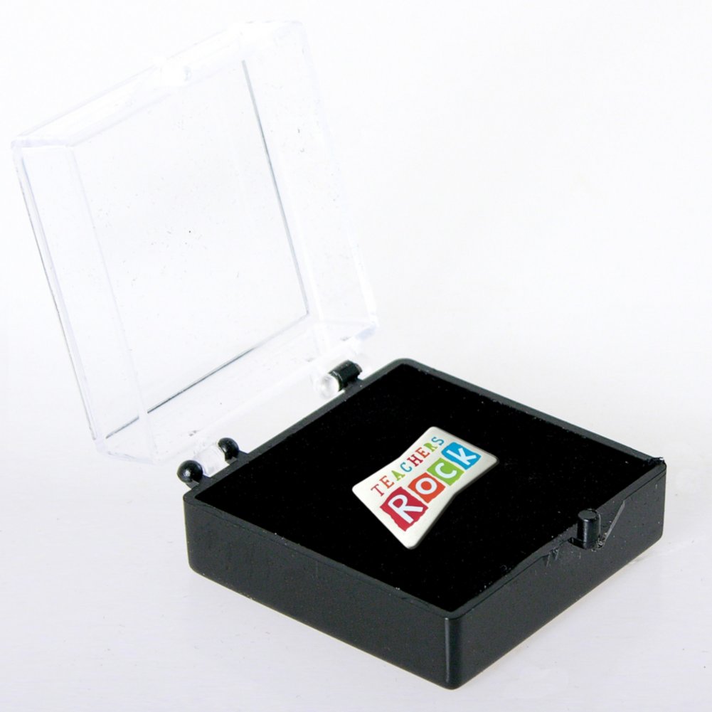Lapel Pin - Teachers Rock! BOX
