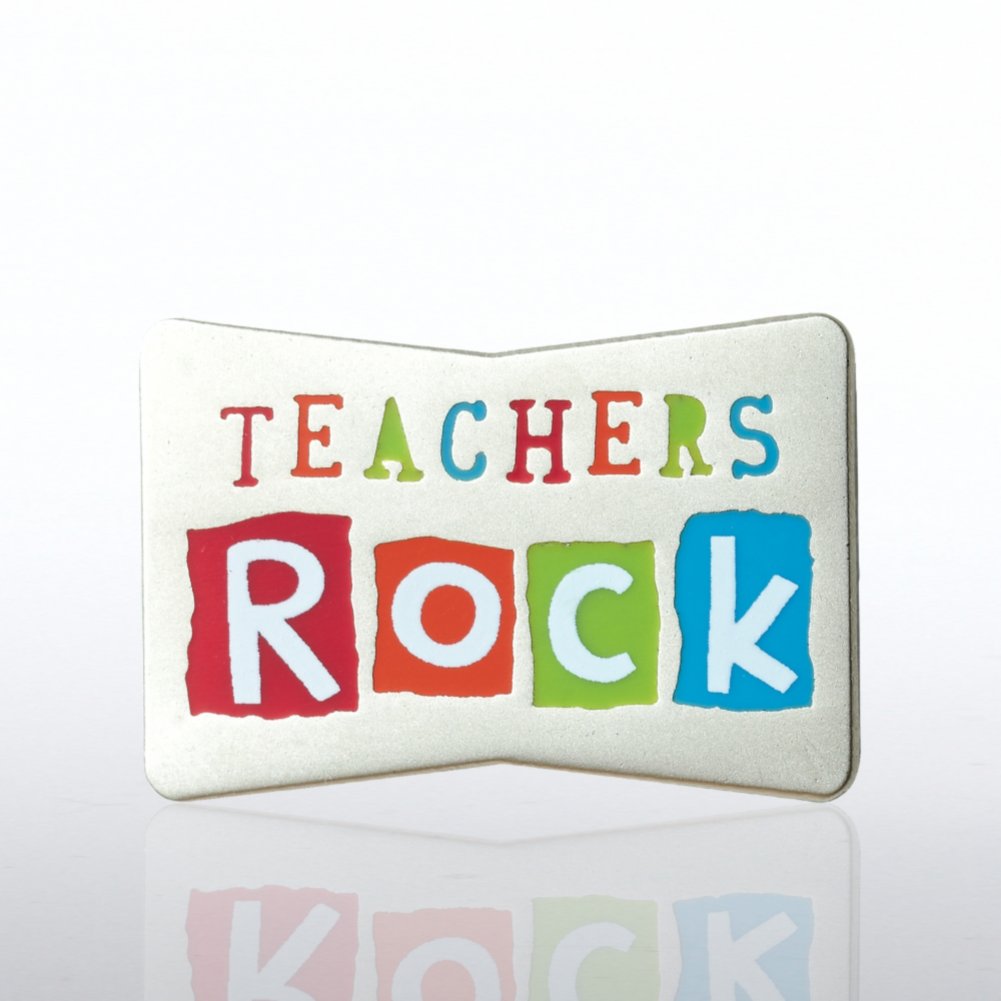 Lapel Pin - Teachers Rock!