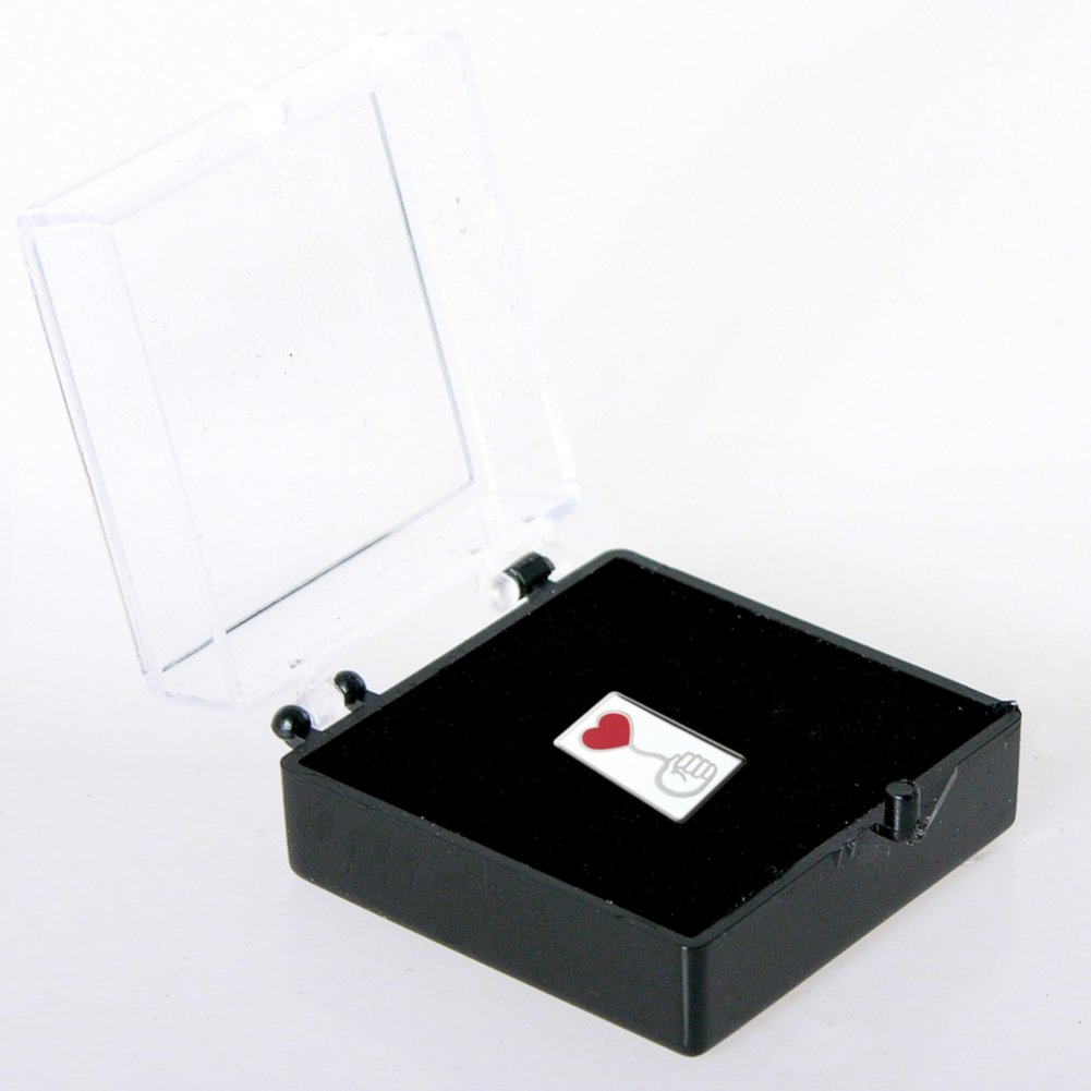 Lapel Pin - Heart Balloon in Hand BOX
