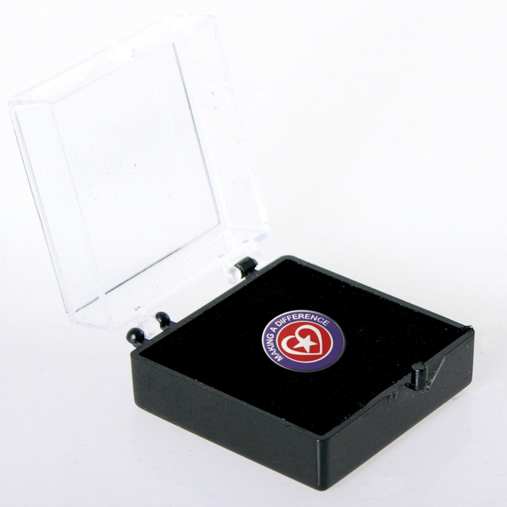 Lapel Pin - Heart with Star - Making a Difference BOX