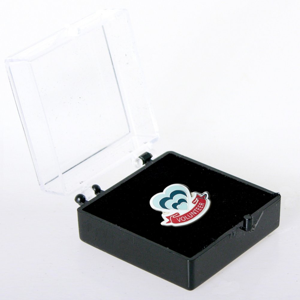 Lapel Pin - Volunteer Hearts BOX