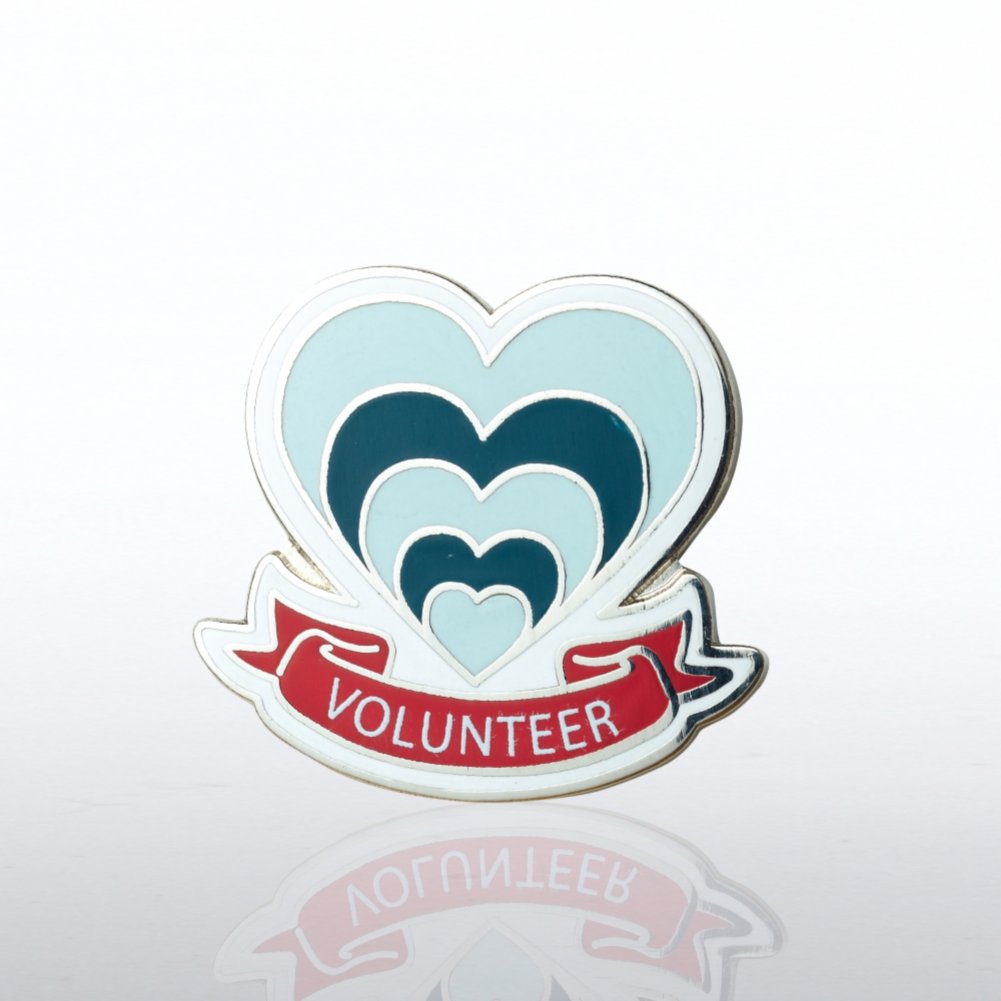 Lapel Pin - Volunteer Hearts