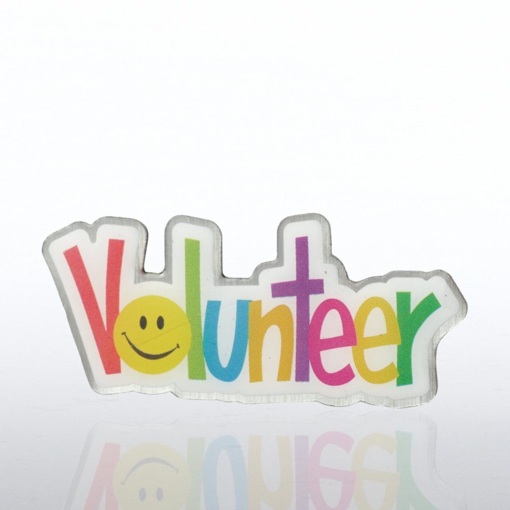 Lapel Pin - Volunteer Smiley Face