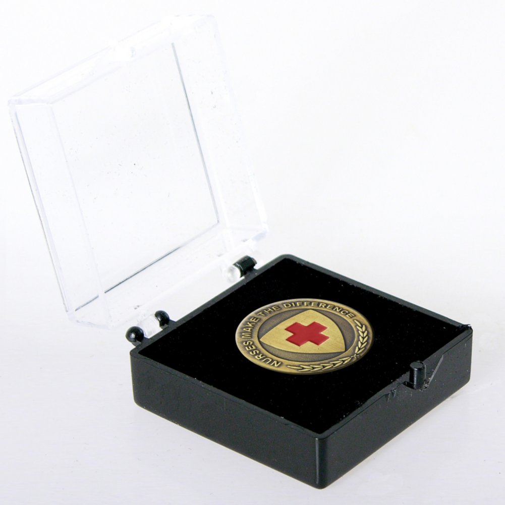 Lapel Pin - Nurses Make the Difference - Shield BOX
