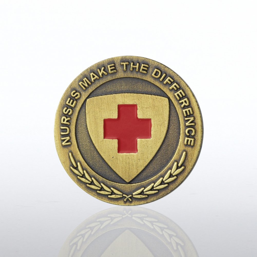 Lapel Pin - Nurses Make the Difference - Shield