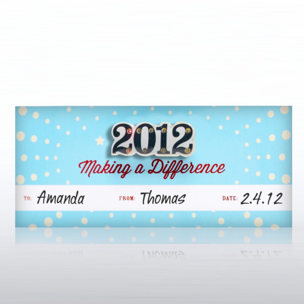 LED Lapel Pin - 2012 Making a Difference