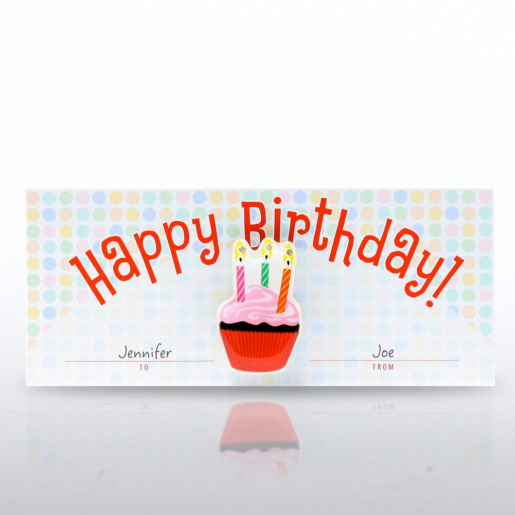 LED Lapel Pin - Happy Birthday!