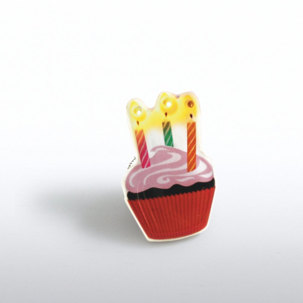 LED Lapel Pin - Happy Birthday! PIN