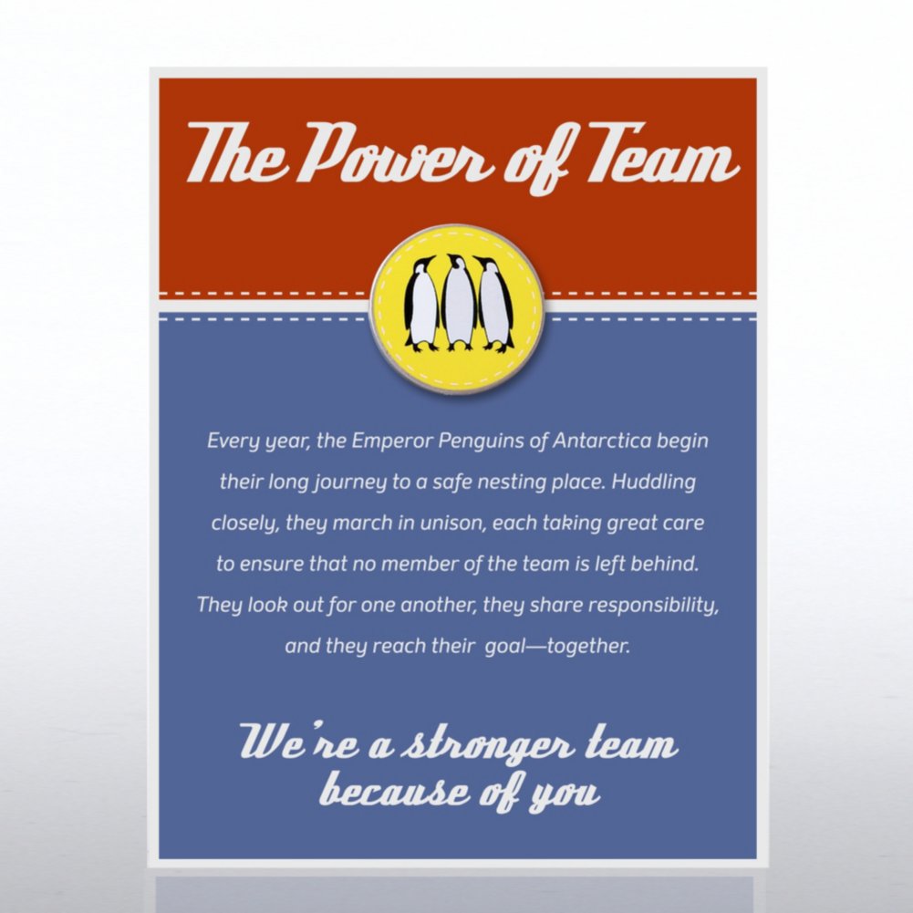 Character Pin - Penguin: We're a Stronger Team