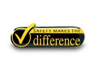 Lapel Pin - Safety Check - Multi Color