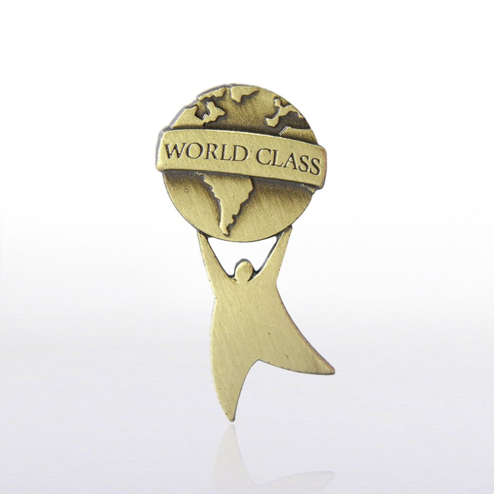 Lapel Pin - World Class Team Guy