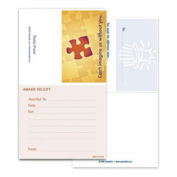 Co-Worker Recognition System - Essential Piece - Card Refill