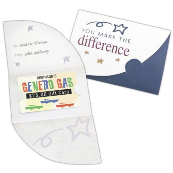 Gift Card Carrier - You Make the Difference