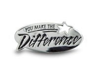 Lapel Pin - Milestone - You Make the Difference Oval