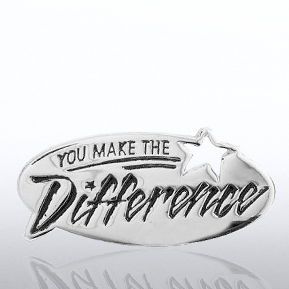 Lapel Pin - Milestone - You Make the Difference Oval